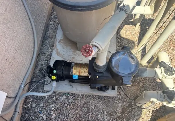 Noisy motor diagnosis repaired by Captain Pools in Phoenix Valley