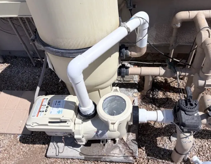 Overheating motor inspection repaired by Captain Pools in Phoenix Valley